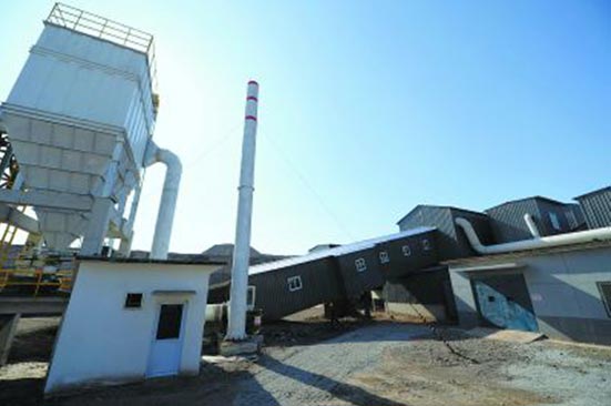 The first fully enclosed construction waste recycling line in Beijing put into production