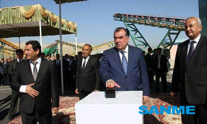 The President of Tajikistan came to visit the production line of SANME